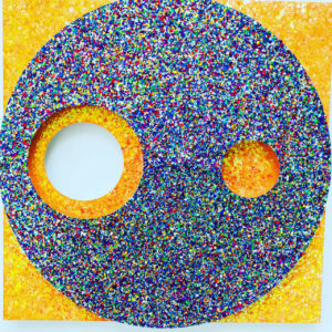 Glitter Relief Square and Circle